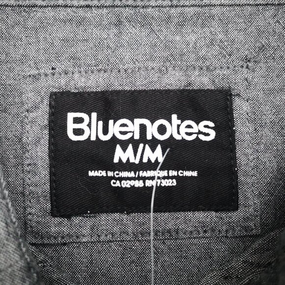 2 / $30.00 - NWT Bluenotes Men's Size Medium Pearl Snap Grey Casual Shirt - Picture 3 of 11